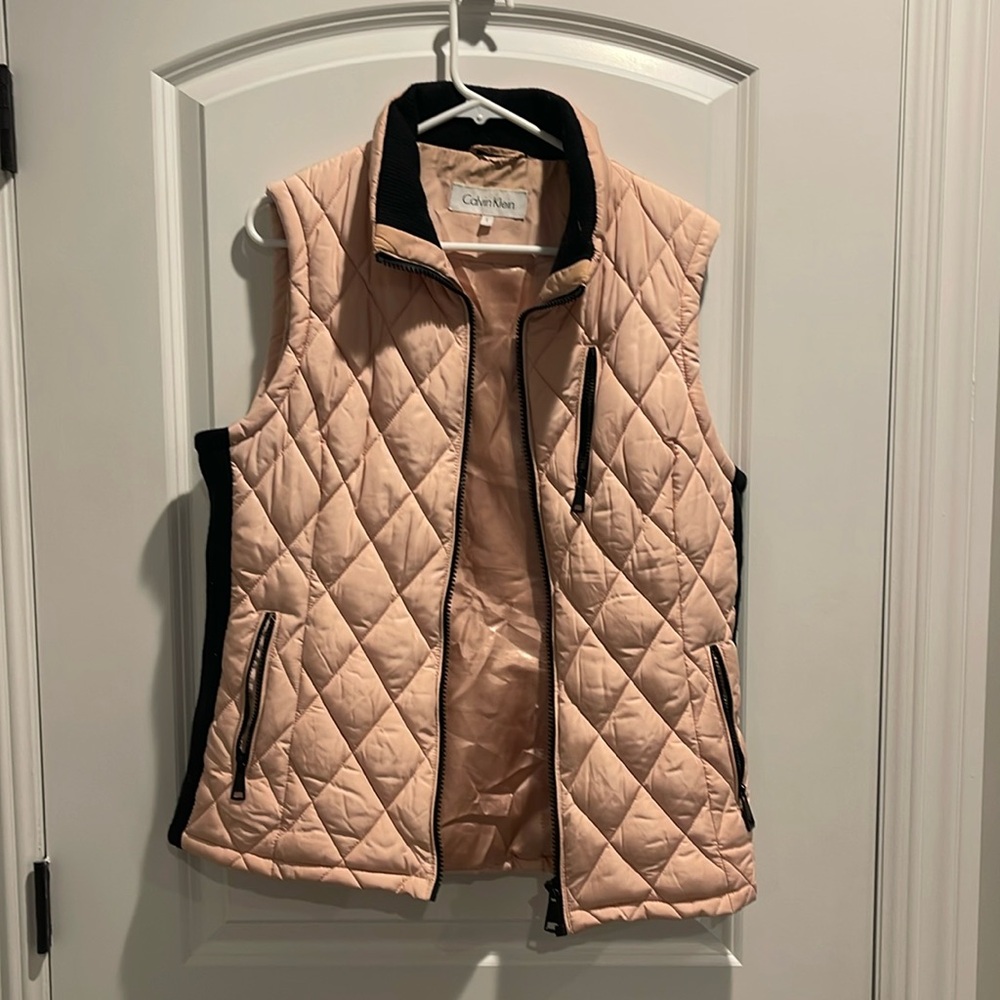 Calvin Klein Pink Quilted vest
